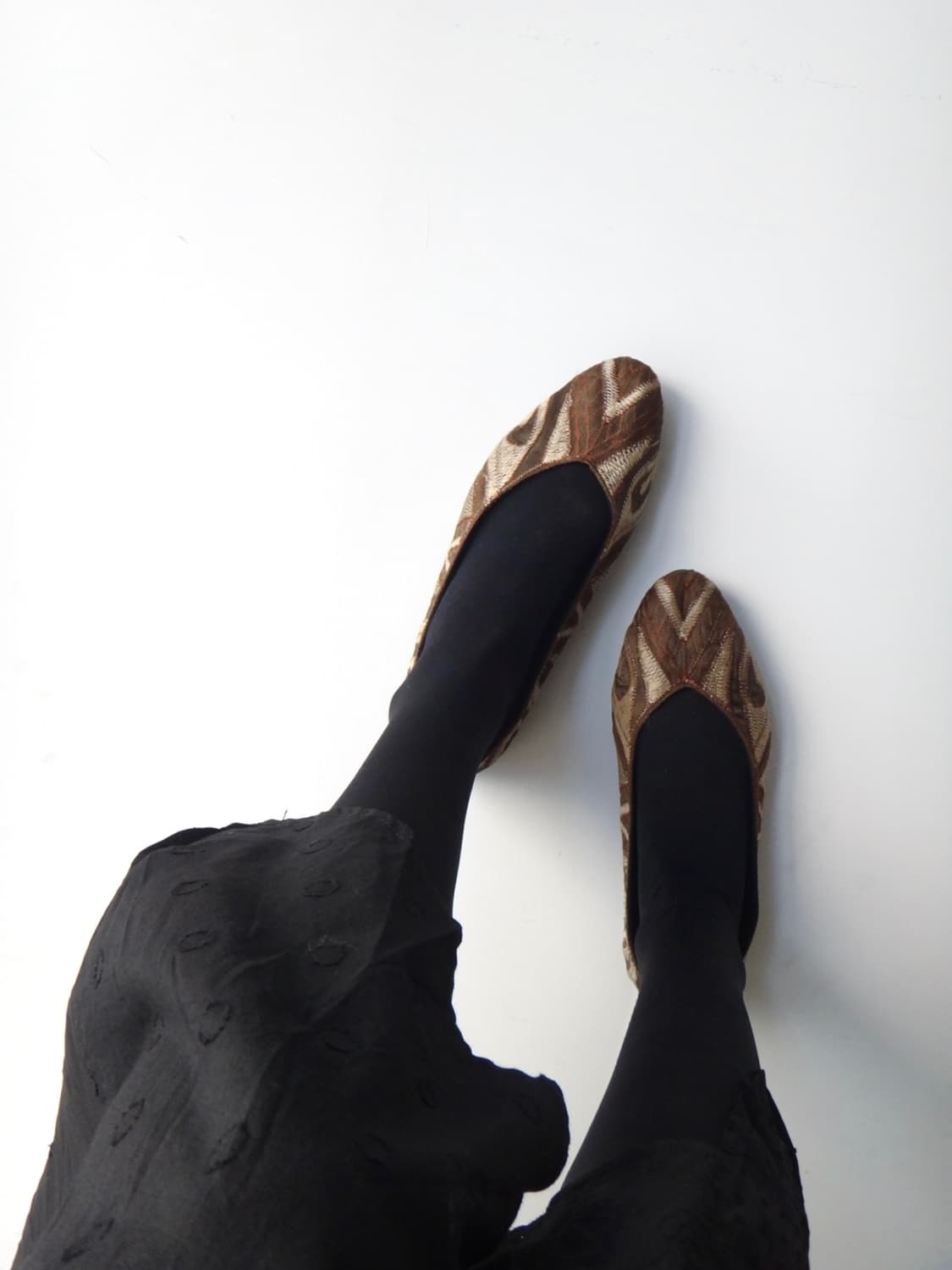 Geomatic pattern flat shoes 상품이미지6