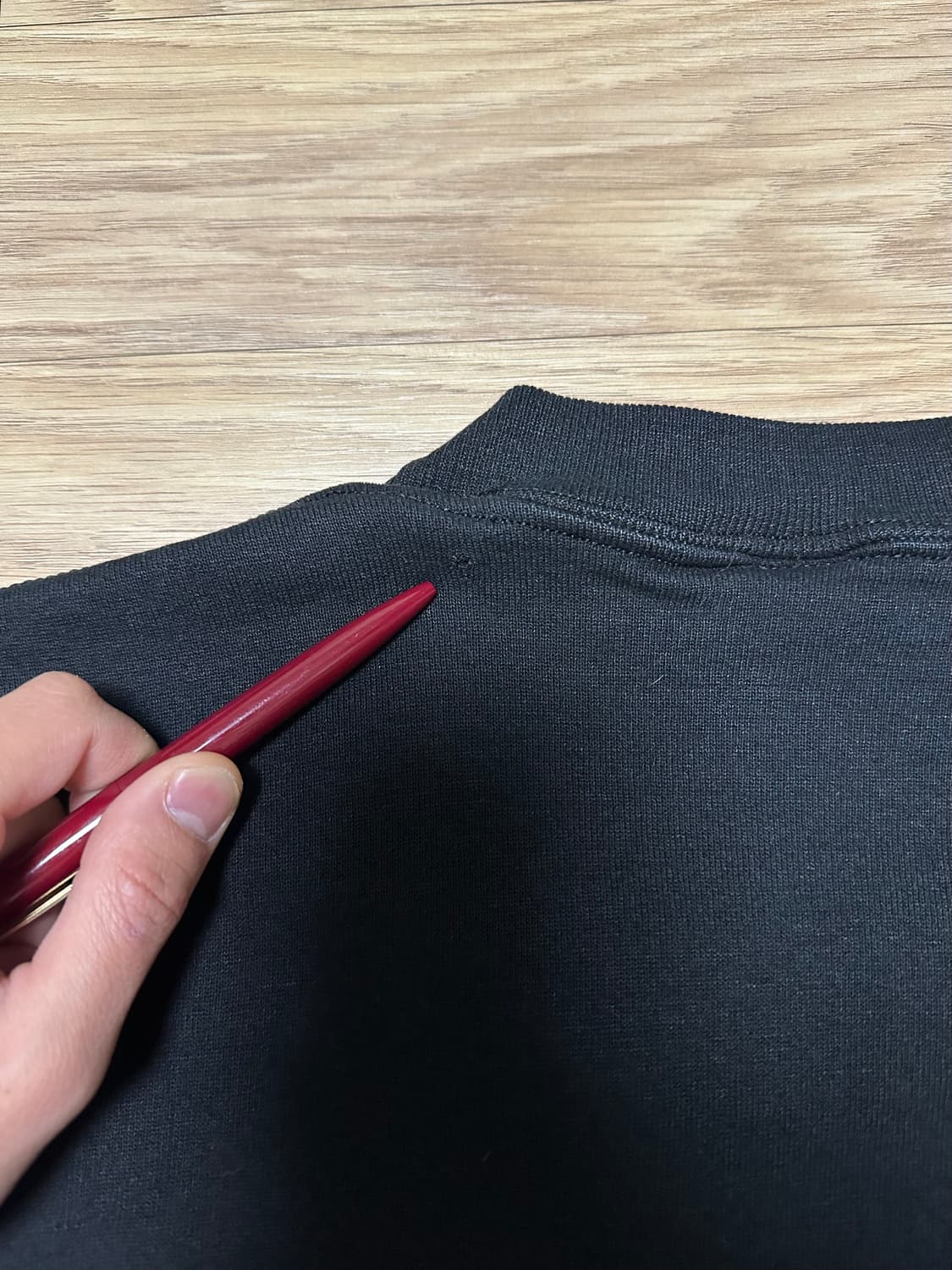 90s 빈티지 러셀 스웻셔츠 블랙 XL 상품이미지6