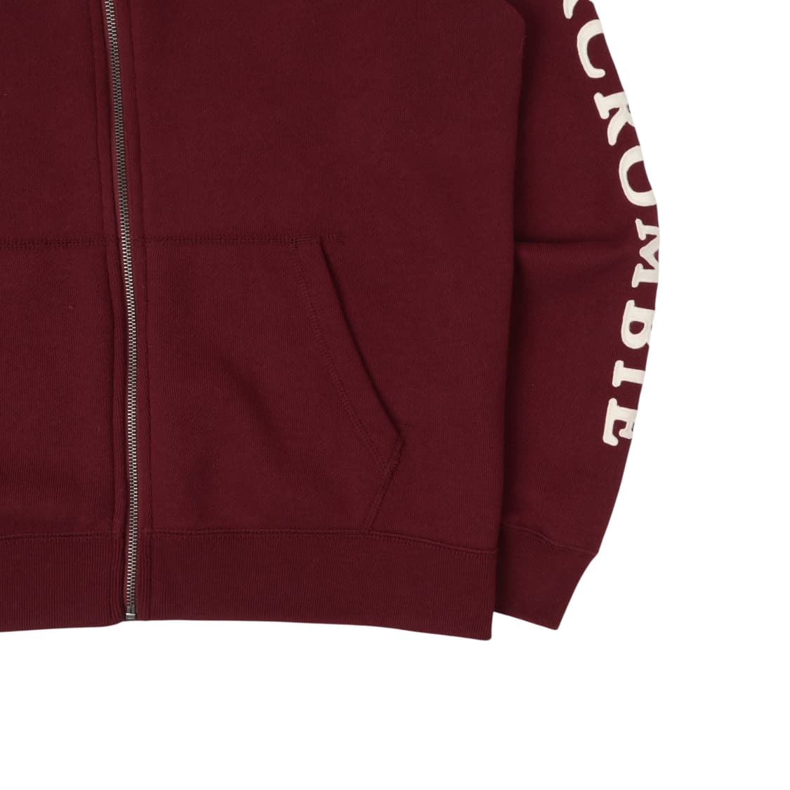 아베크롬비 버건디 엠브로이드 후드집업 상품이미지5