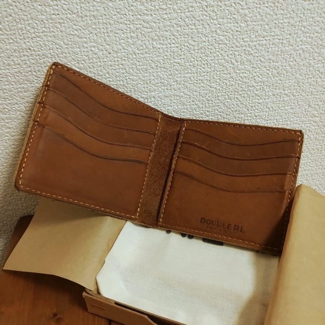 RRL 러프아웃스웨이드 반지갑 상품이미지2