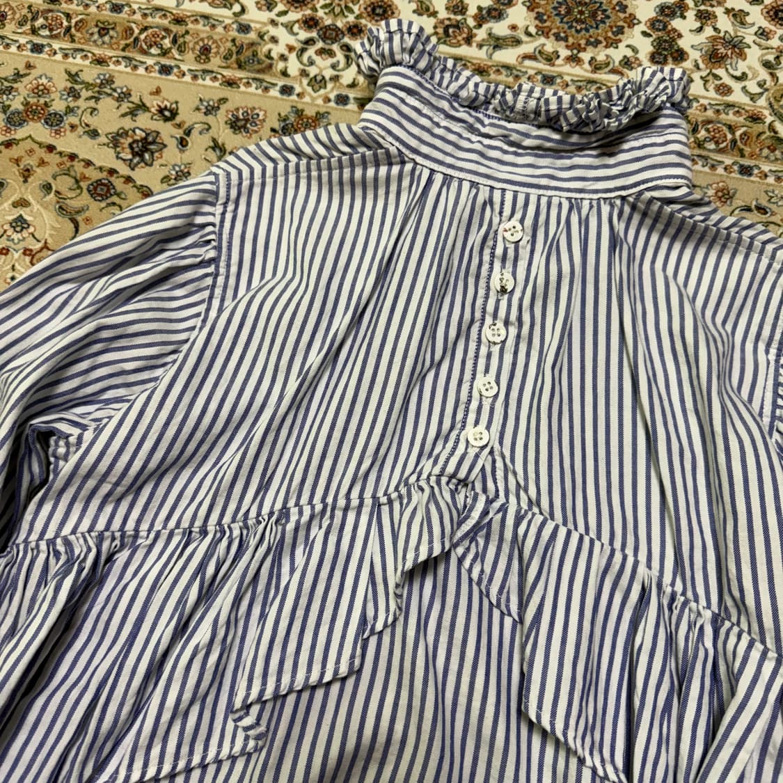 캐피탈 스트라이프 프릴 셔츠 Kapital Frill shirts 상품이미지4