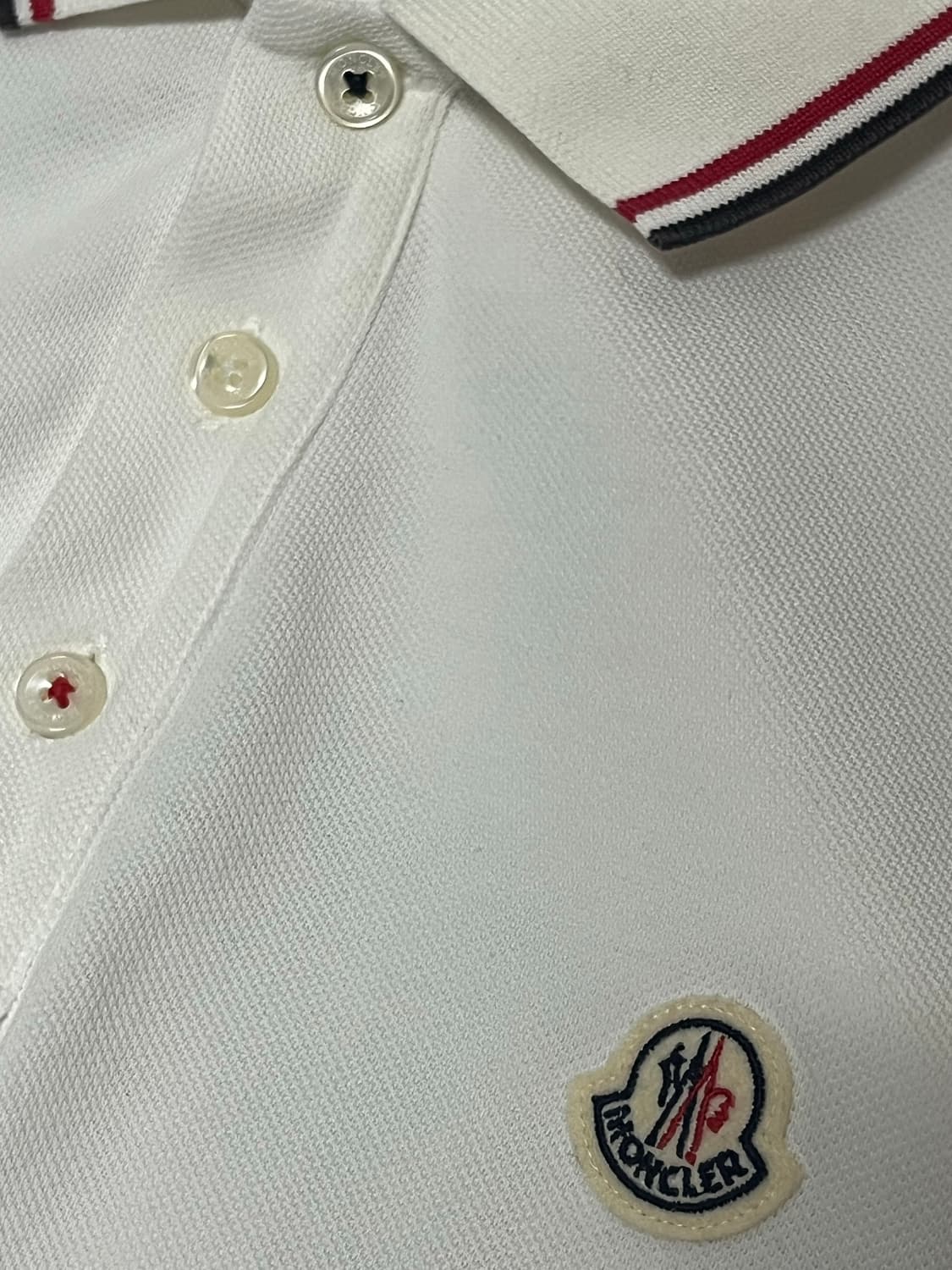MONCLER 긴팔 카라티 M 95 정품 상품이미지2