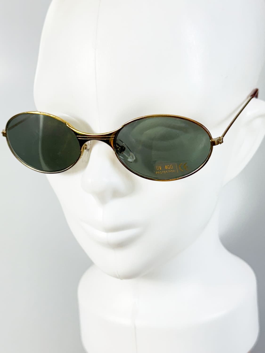 90s 골드 슬림 오벌 프레임 빈티지 선글라스 상품이미지9