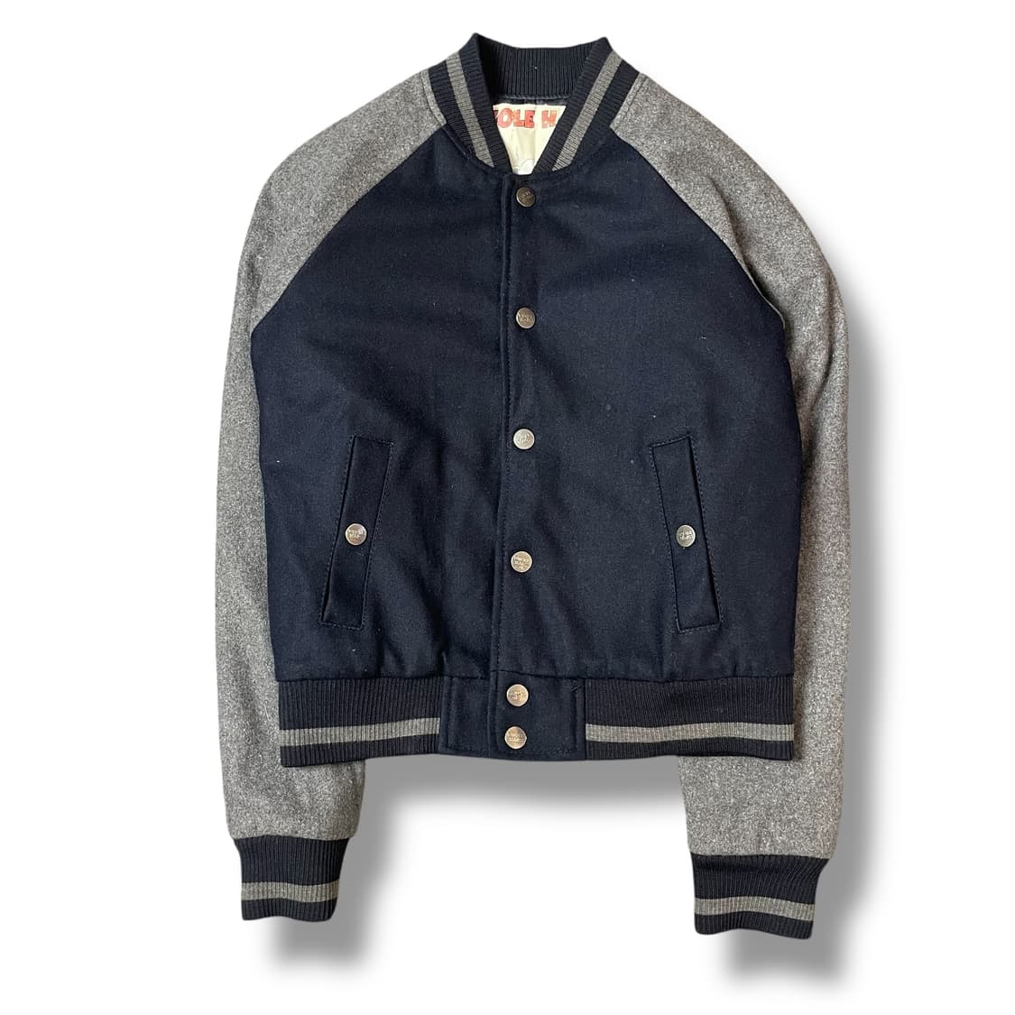 홀하우스 올드스쿨 디즈니 스머프 바시티 자켓 S 상품이미지1