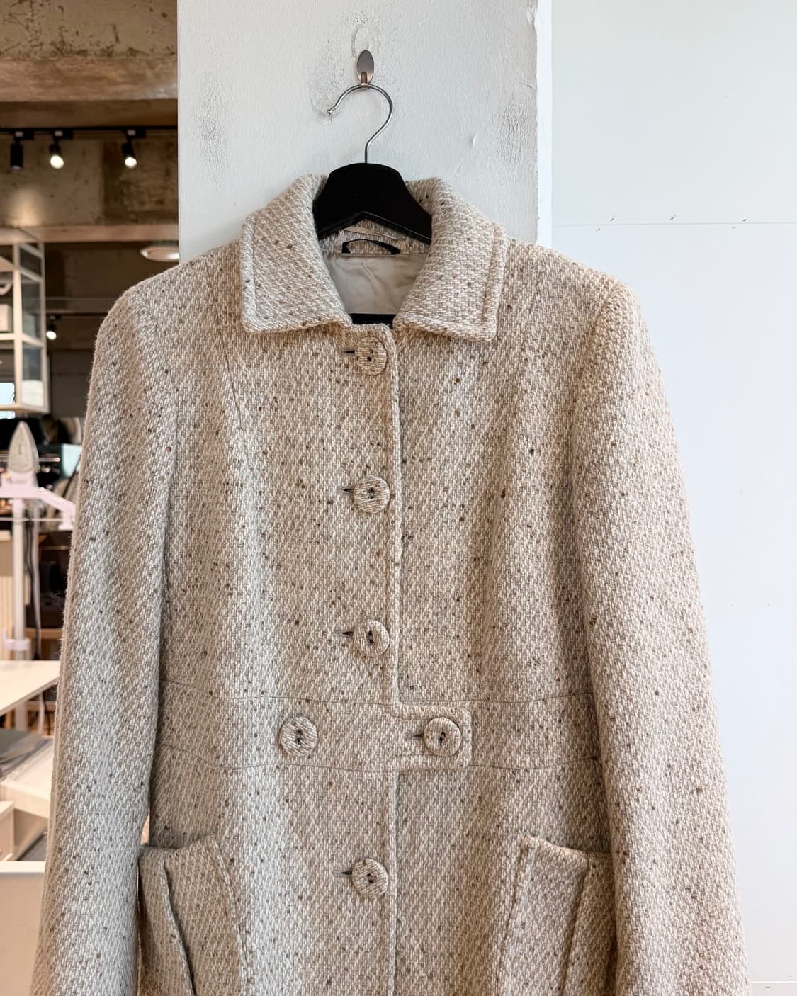 막스마라 위캔드 베이지 아세테이트 롱코트 상품이미지3