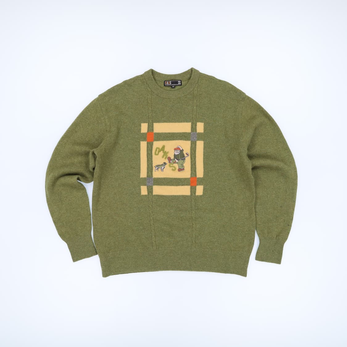 [105] 닥스 빈티지 자수 라운드 니트 스웨터 3822 상품이미지1