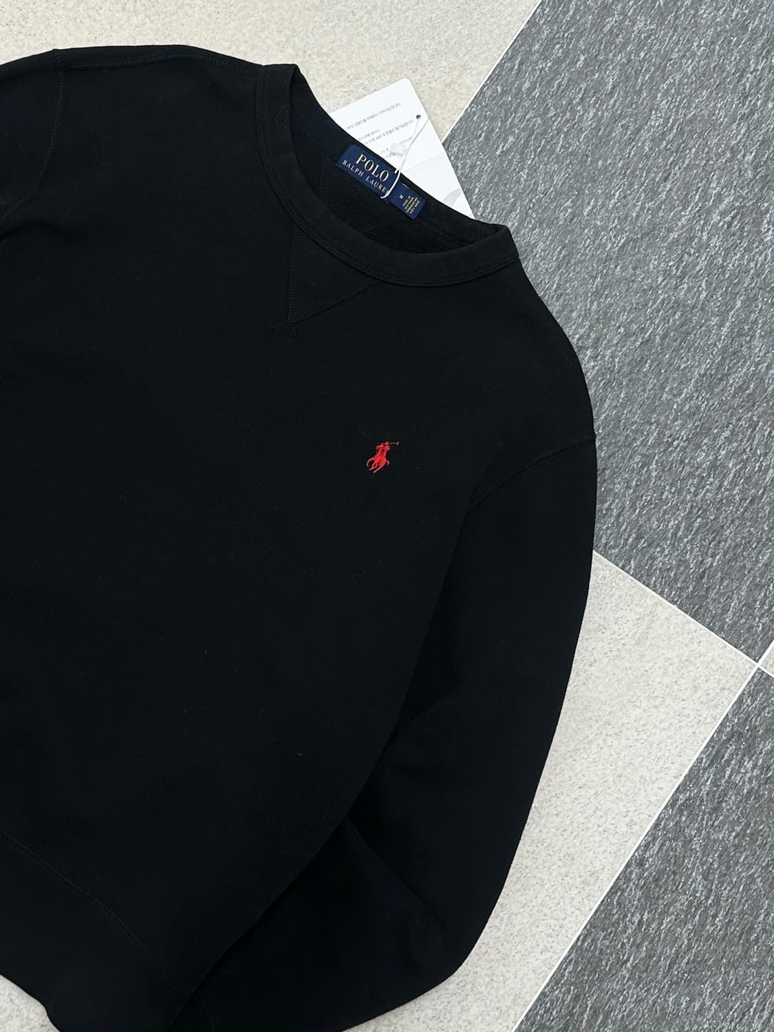 폴로 랄프로렌 블랙 맨투맨  상품이미지6
