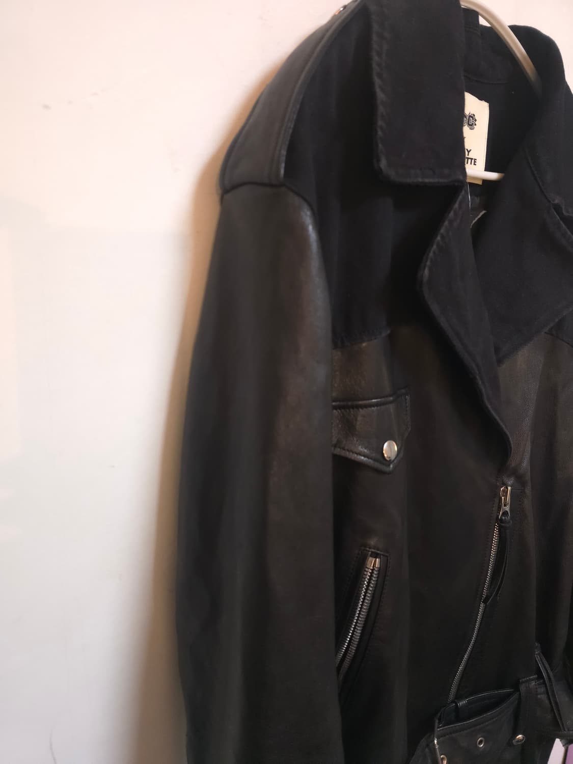 럭키슈에뜨 라이더 천연 가죽 자켓 FREE (새상품) 상품이미지6