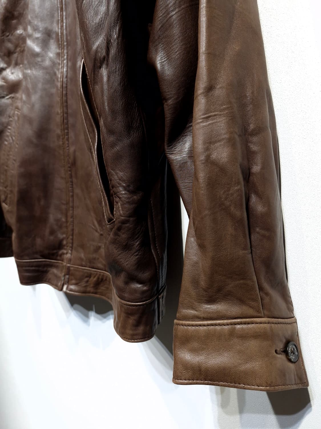 폴로랄프로렌 맥스웰 양가죽 자켓 브라운(M) 상품이미지4