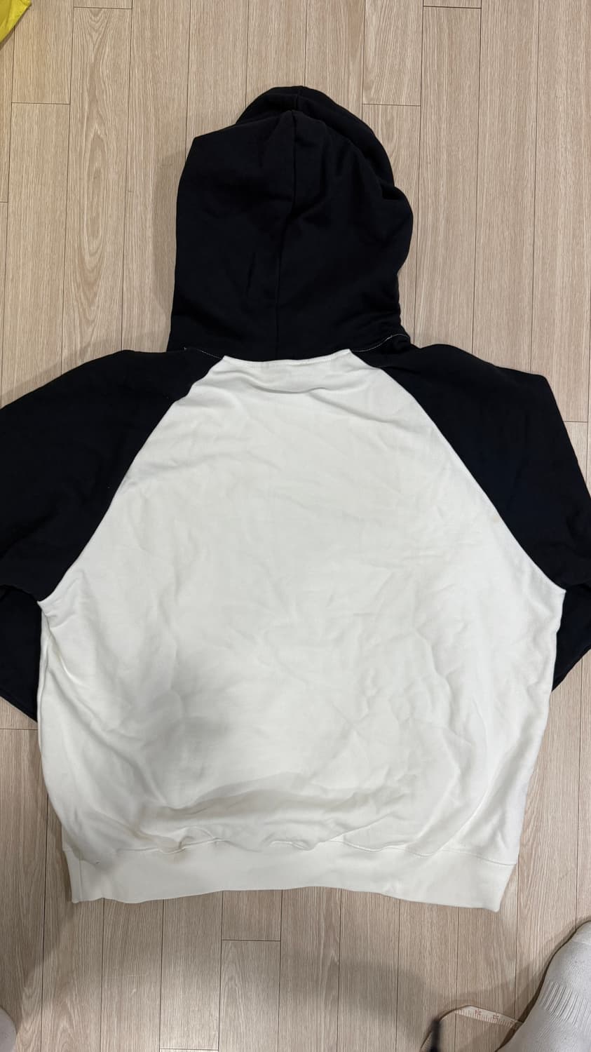 창모 Libilly 흰색/네이비 후드티 XXL 상품이미지2