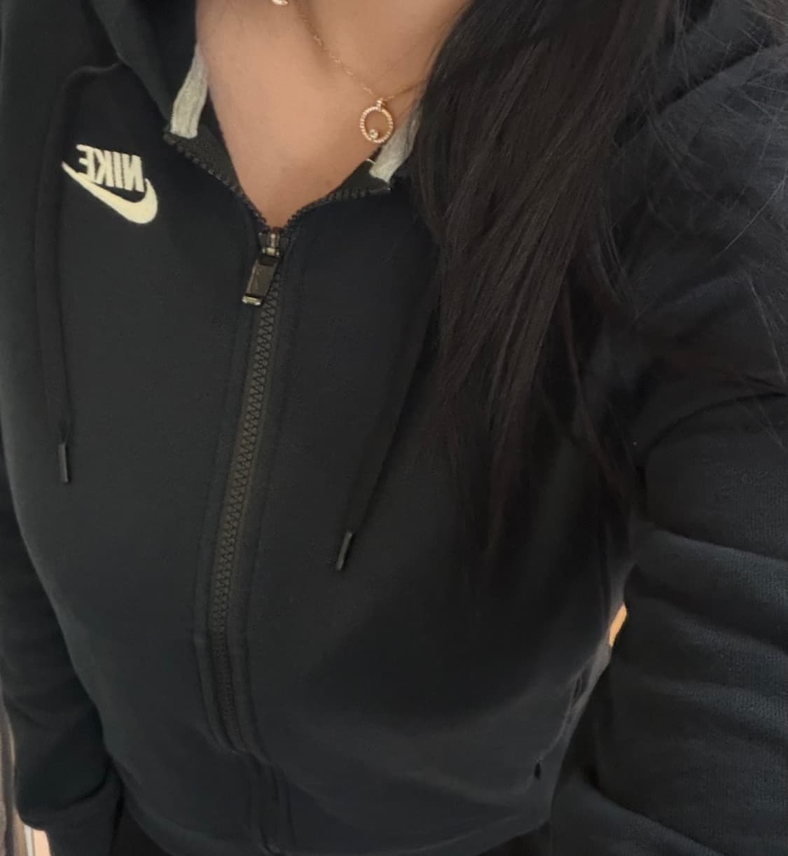 🖤나이키 스우시 스몰로고 블랙 후드집업🖤 상품이미지1