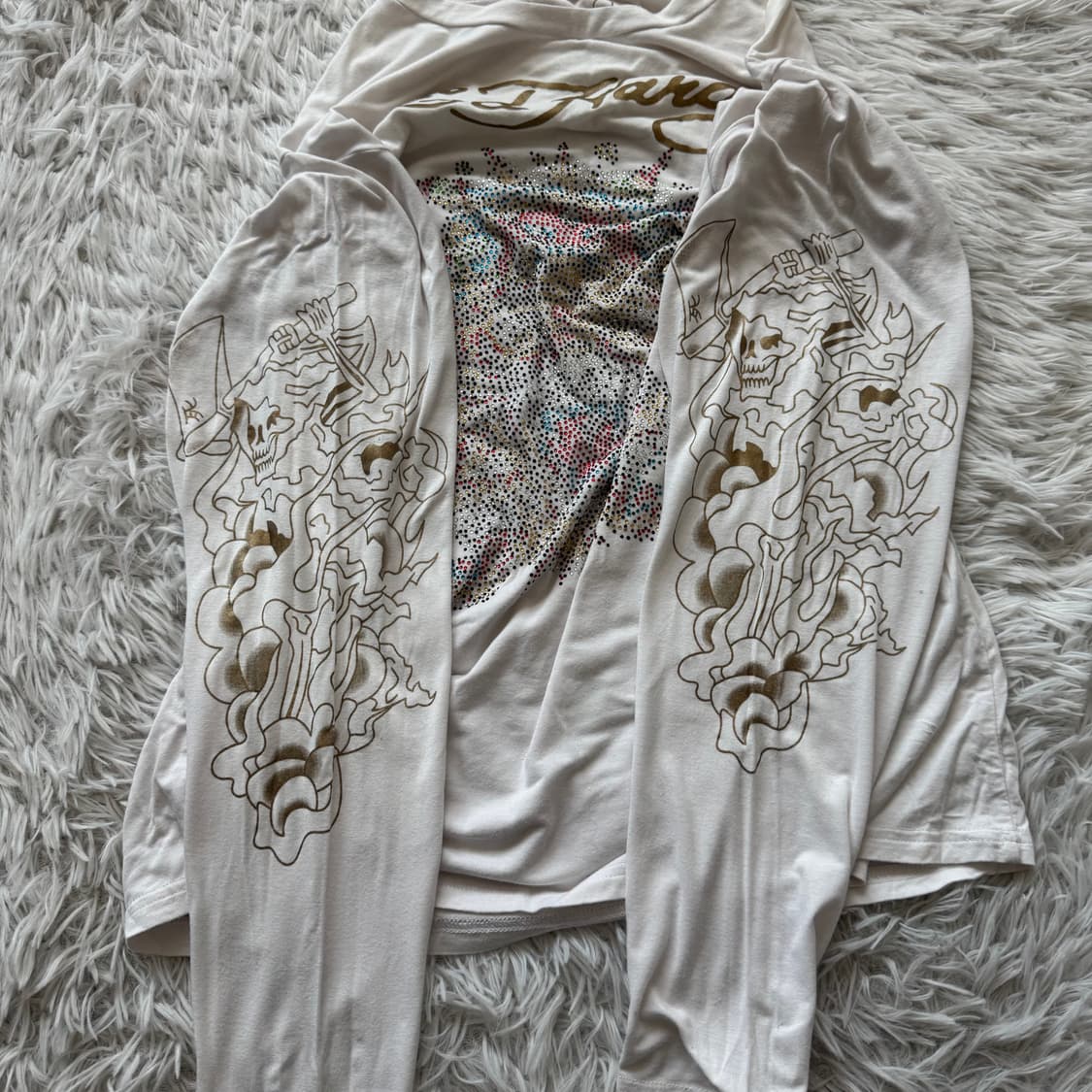 ED HANDY 빈티지 롱슬리브 에드하디 긴팔 오리엔탈 긴팔 M 95 상품이미지5