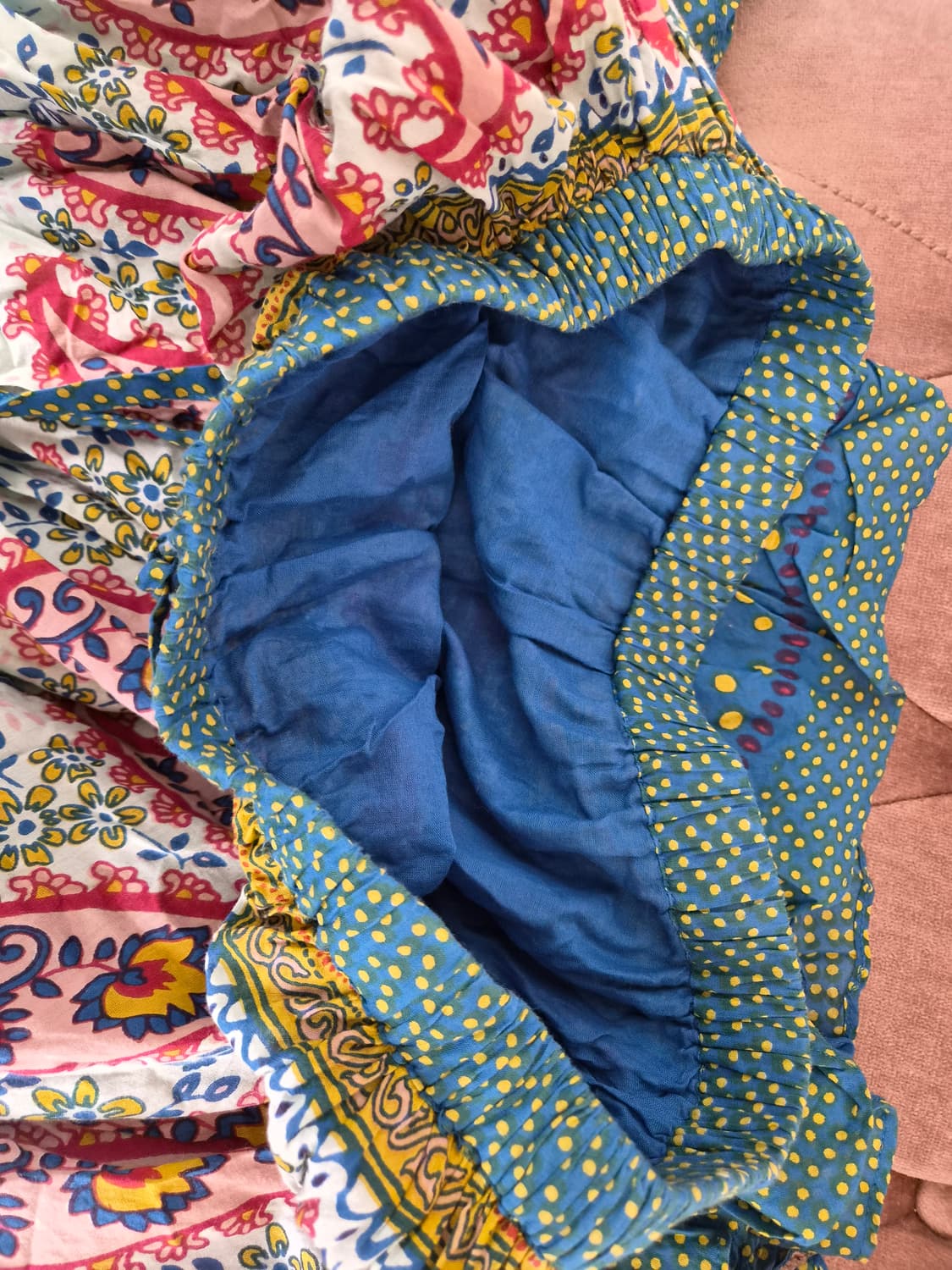 Swaadisht Chai 여성 에스닉밴딩스커트 상품이미지7