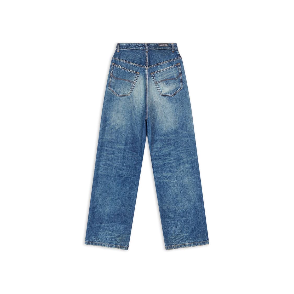[S] 발렌시아가 풀업 데님 팬츠 중청 상품이미지6