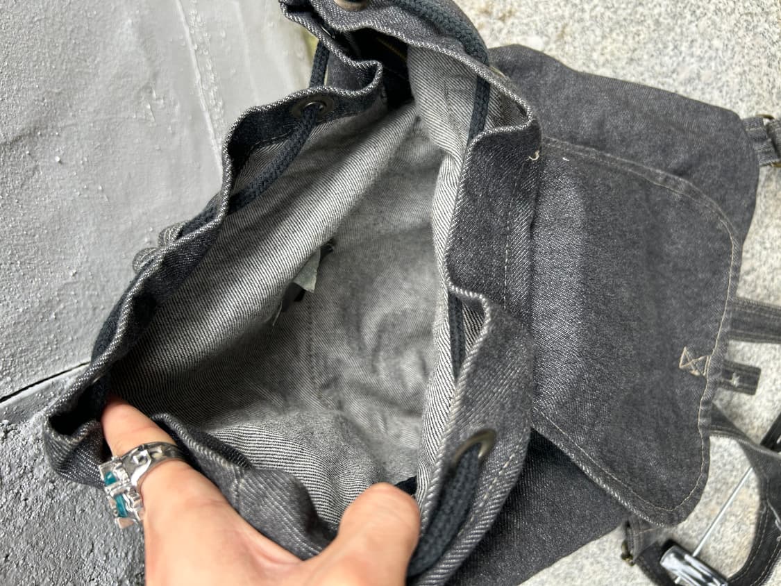 JPN 빈티지 데님 미니 백팩 상품이미지3