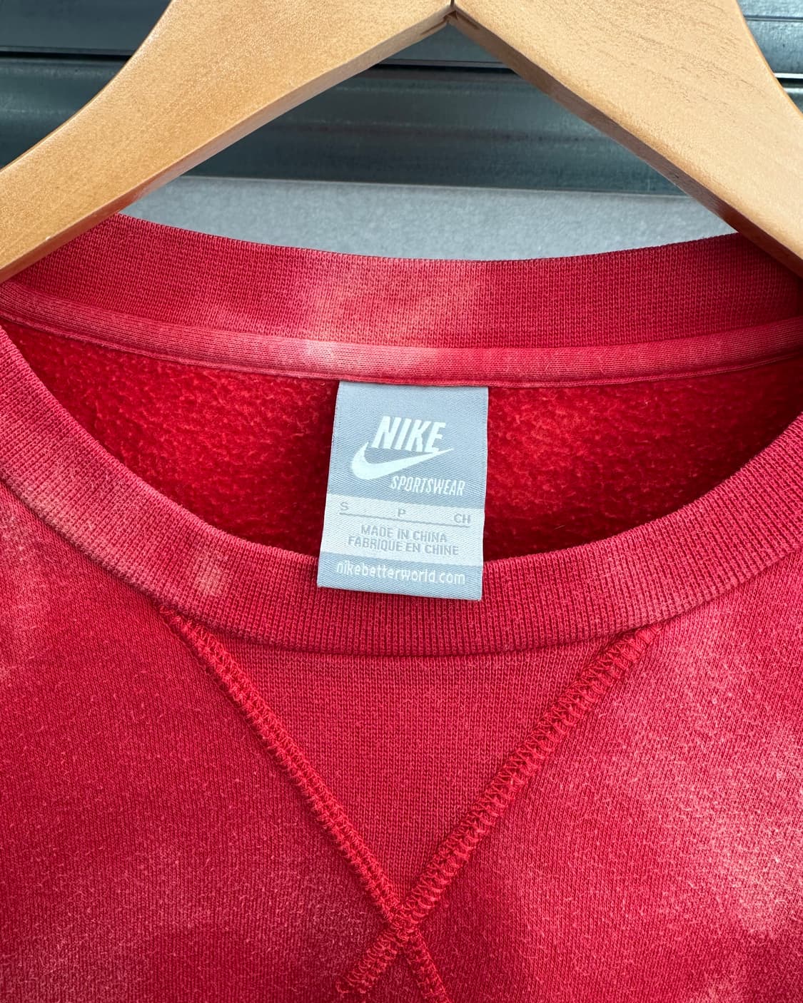 (WOMEN)나이키 크롭 맨투맨-M1457 상품이미지3