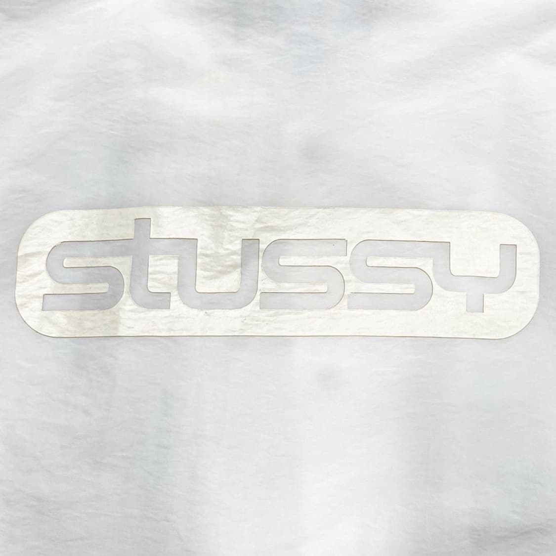 STUSSY 빅로고 화이트 코치 나일론 자켓 상품이미지3