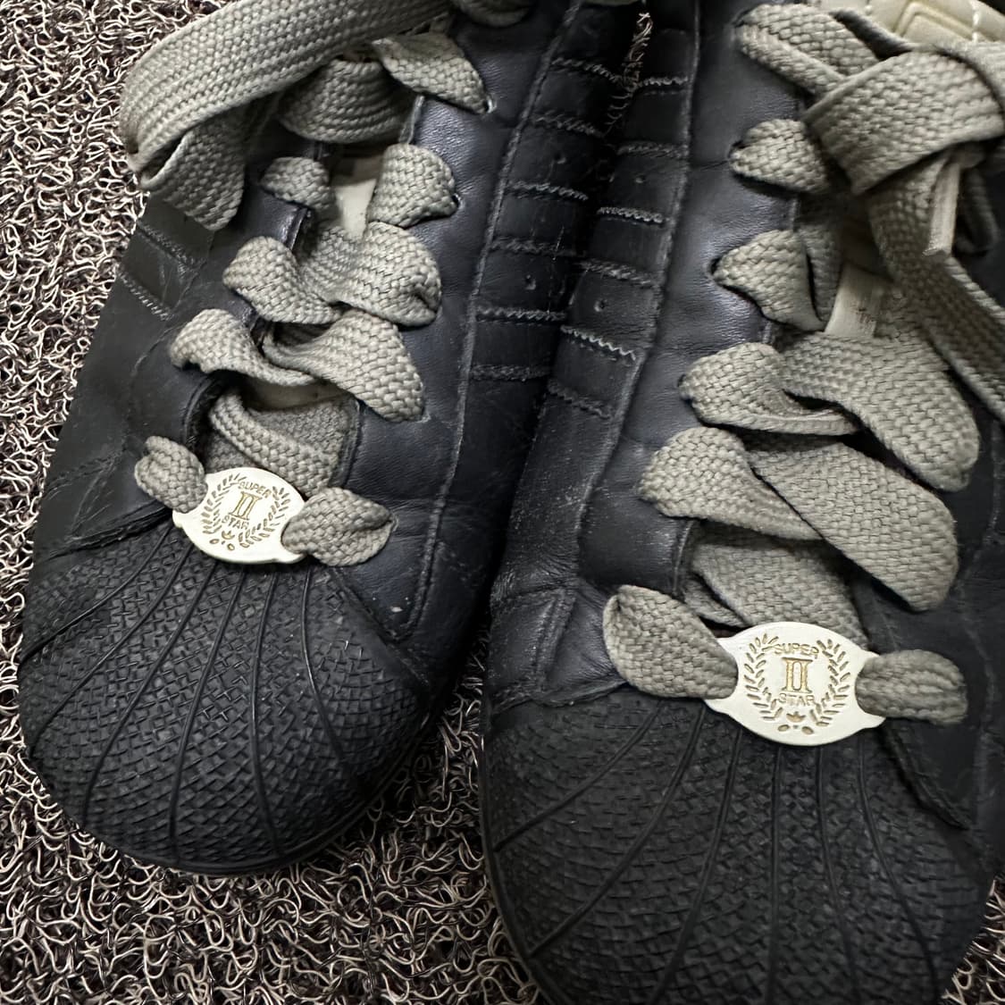 아디다스 슈퍼스타2 블랙 카키 스니커즈 운동화 260사이즈 상품이미지5