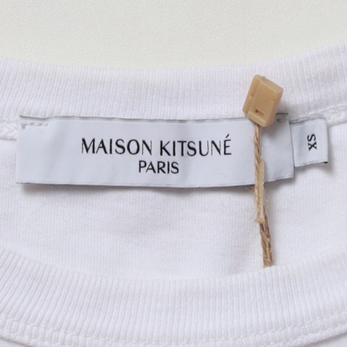메종 키츠네 Malson Kitsune Logo Embroidered T 상품이미지6