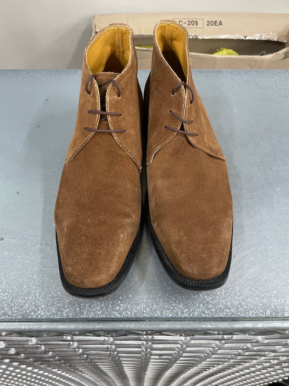 존 화이트 스웨이드 슈즈 9 상품이미지5