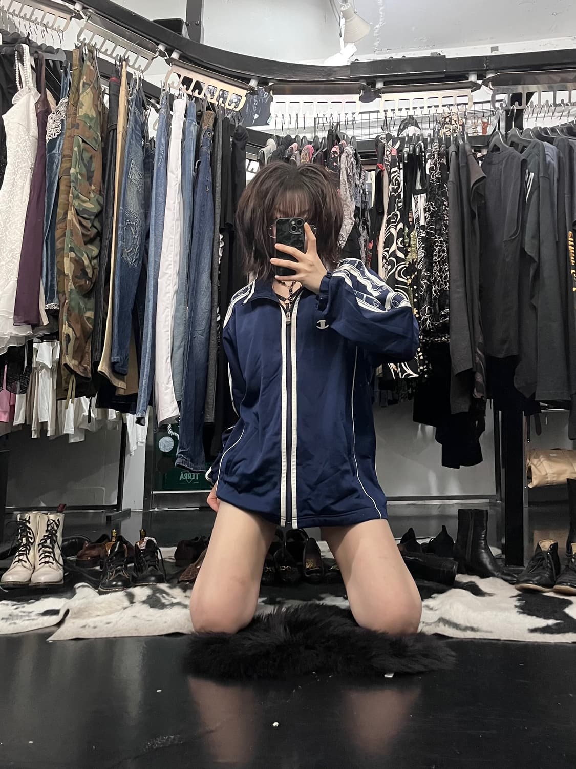 챔피온 네이비 져지 상품이미지1
