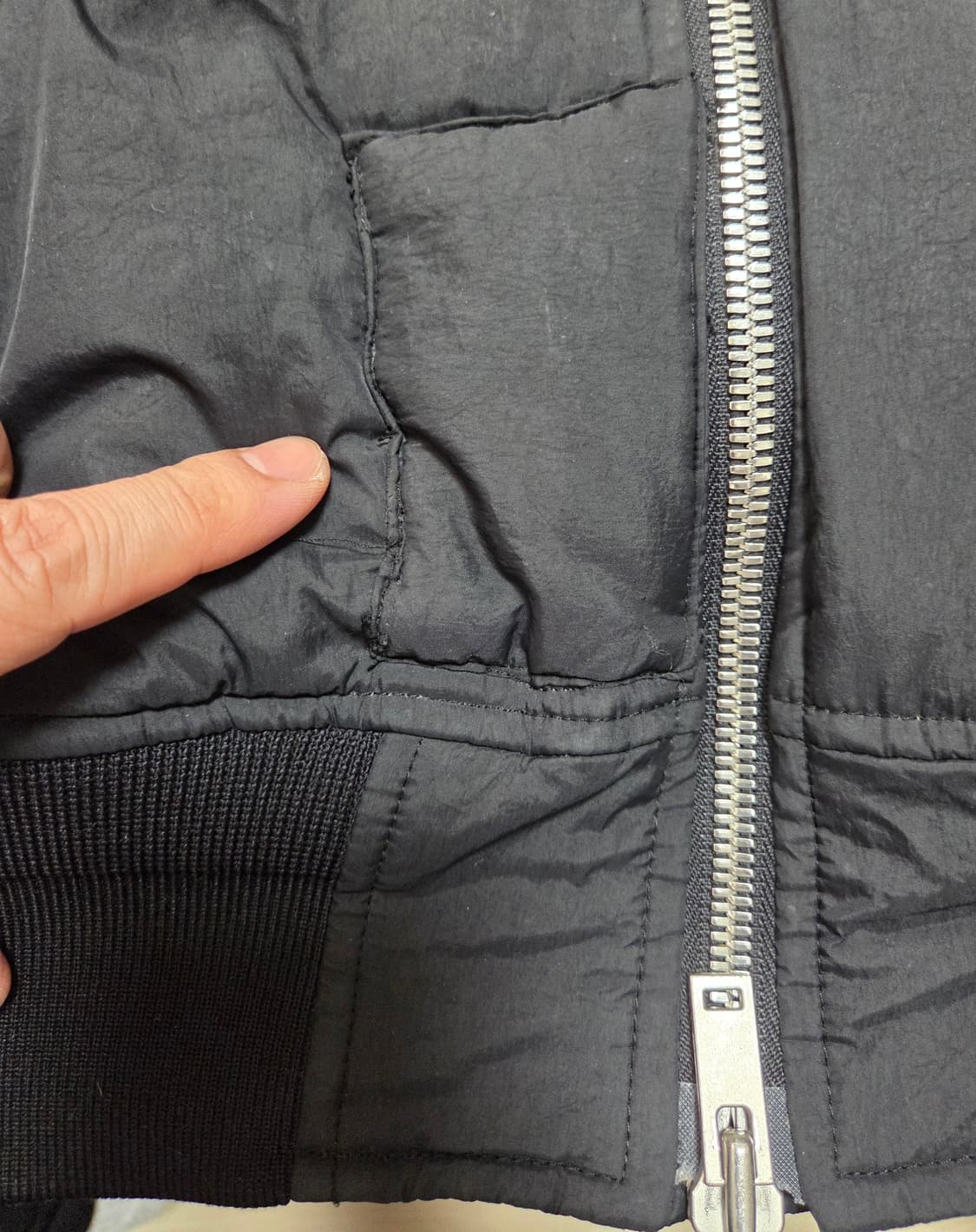 Laine(레인) 다운 ma-1 점퍼 상품이미지7