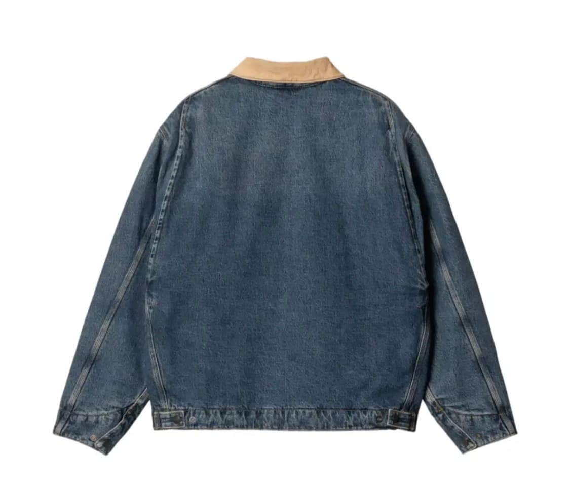 칼하트 WIP OG 디트로이트 자켓 블루 더스티 해밀턴 브라운 상품이미지2