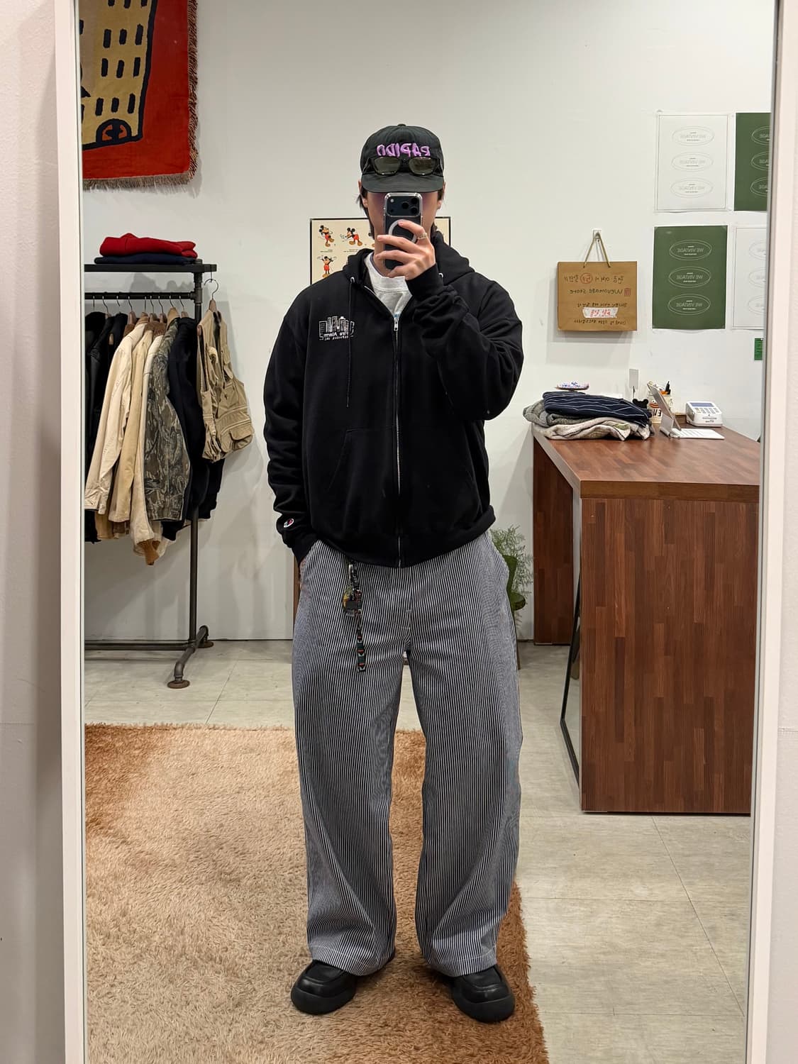 Champion 챔피온 스웻 후드 집업 상품이미지2