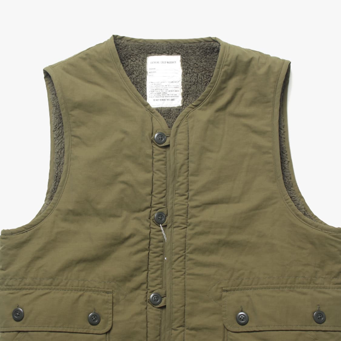 FREAK STORE "Khaki Reversible Vest" 상품이미지2