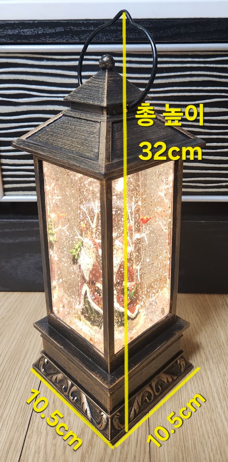 크리스마스 자동 스노우볼, 무드 라이트 워터볼, 오르골 상품이미지9