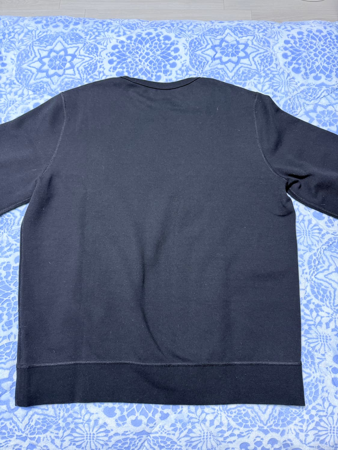 폴로 맨투맨 블랙 XL 상품이미지2