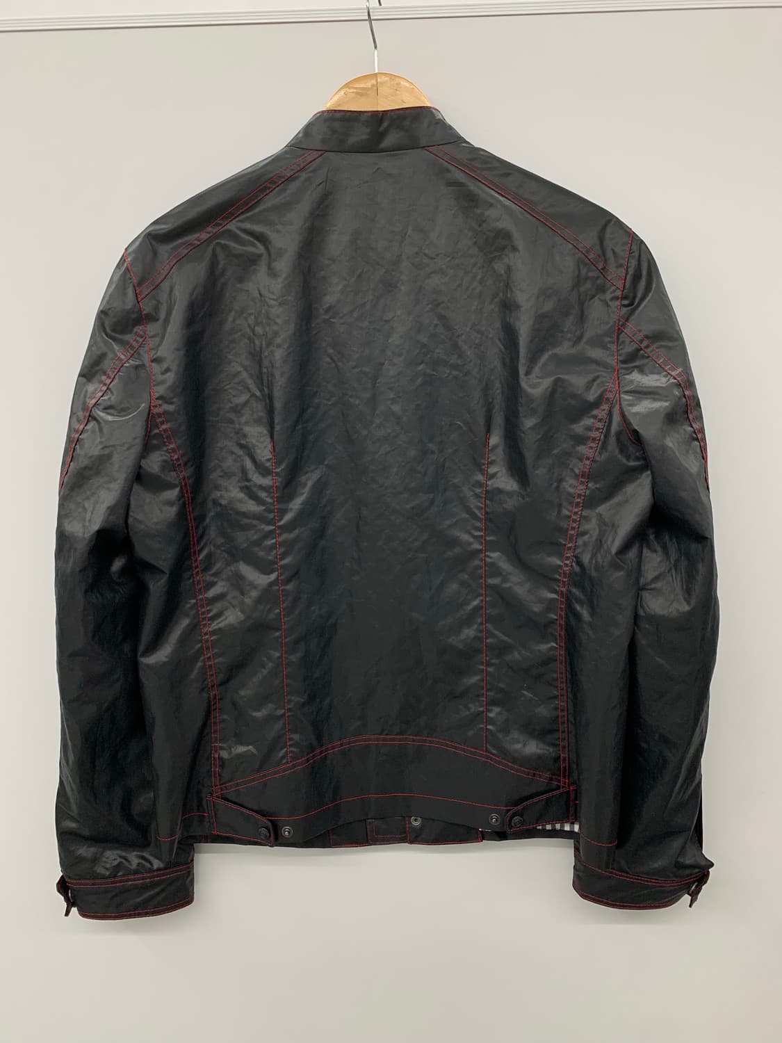 Hombruno 레드 스티치 나일론 자켓 상품이미지5