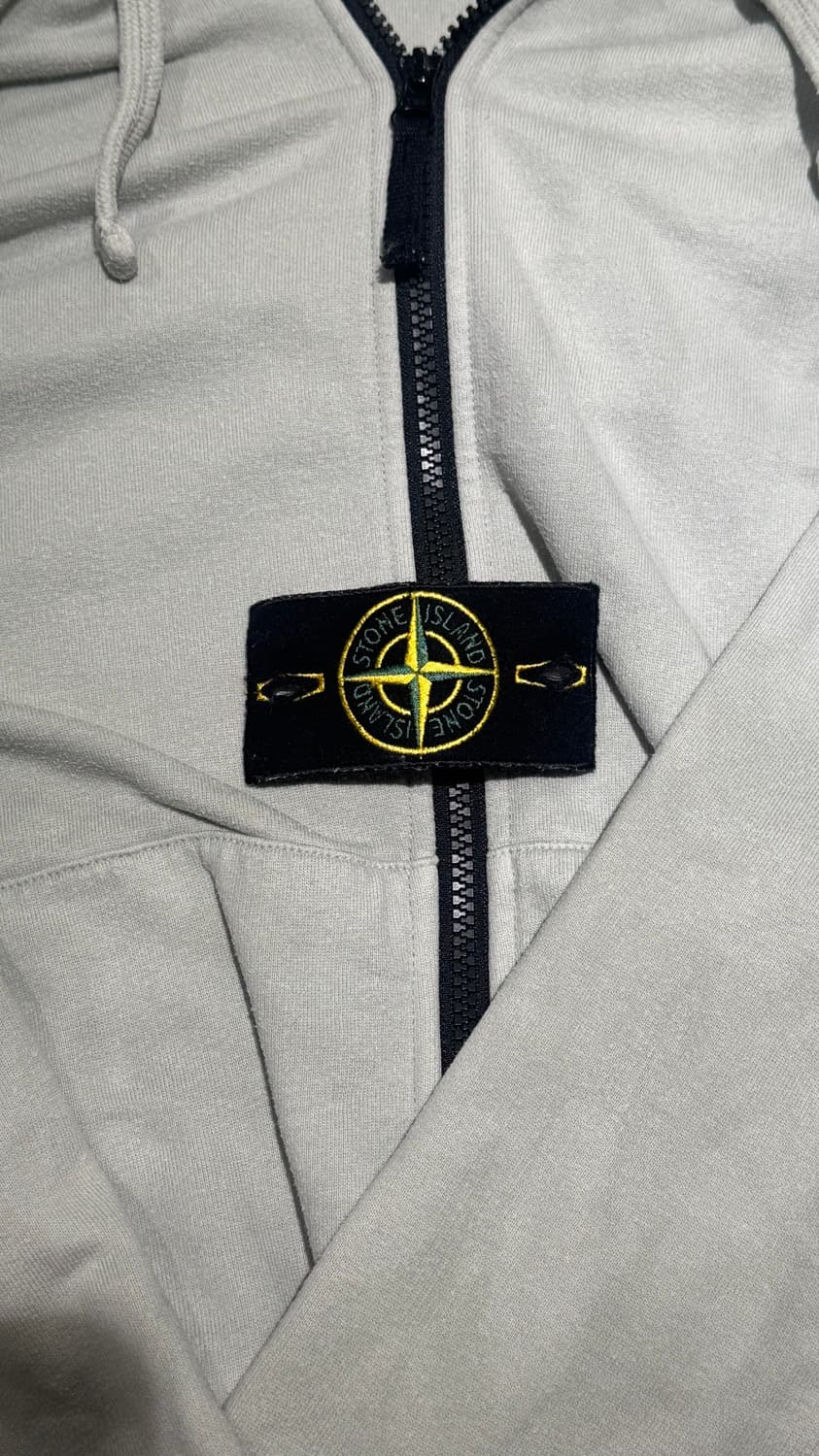 스톤아일랜드 22fw 후드집업 xl 펄그레이 정품 / 771564220  상품이미지6