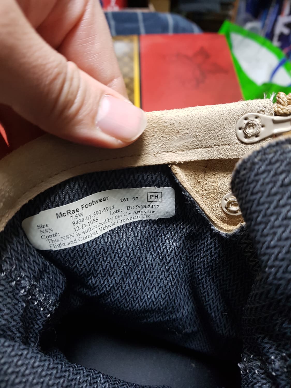 미군 맥레이 고어텍스 사계절용 사막화 7.5W 상품이미지5