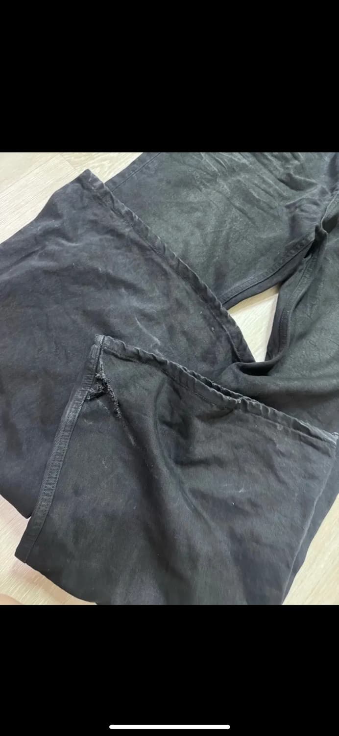 [2] 에모스탠스클럽 펜타그램 와이드플레어 진 블랙 상품이미지3