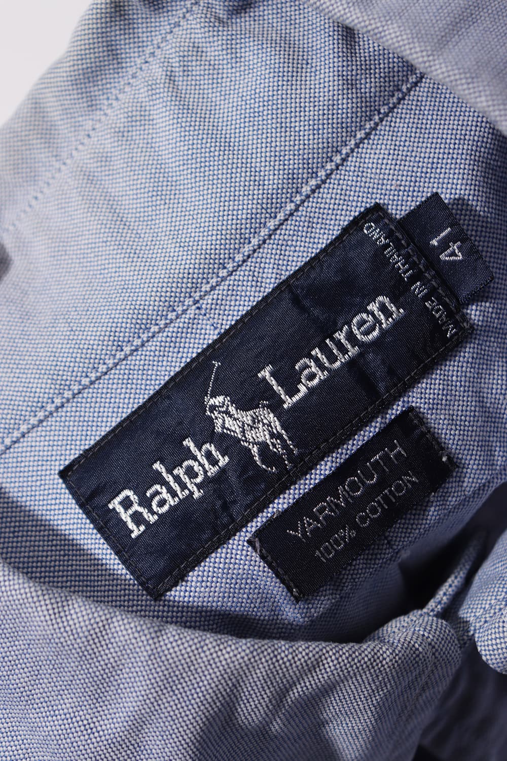 RALPH LAUREN 일본판 옥스퍼드 반팔 셔츠 size 41/105 상품이미지4