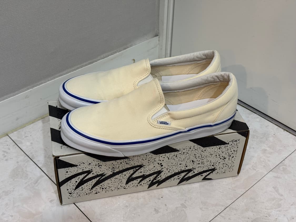 [285] 반스 볼트 OG 클래식 슬립온 화이트 상품이미지2