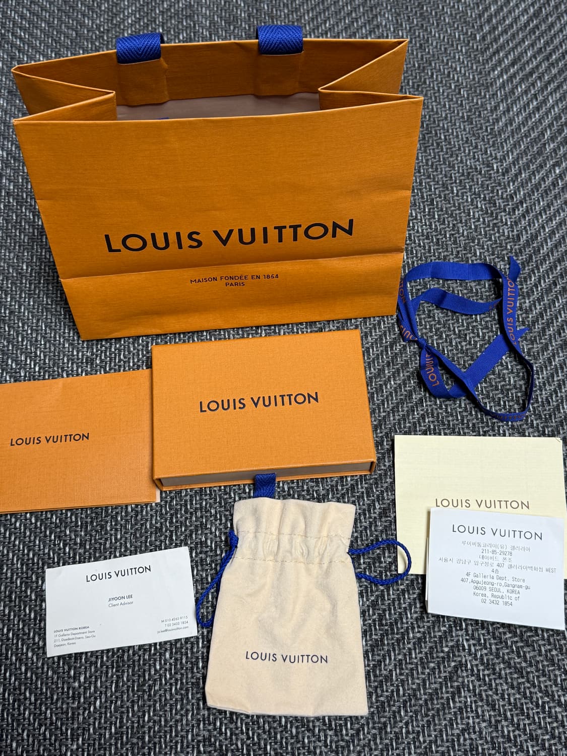 새상품급/풀구성(선물용)루이비통 모노그램 체인 버질아블로 팔찌 상품이미지4