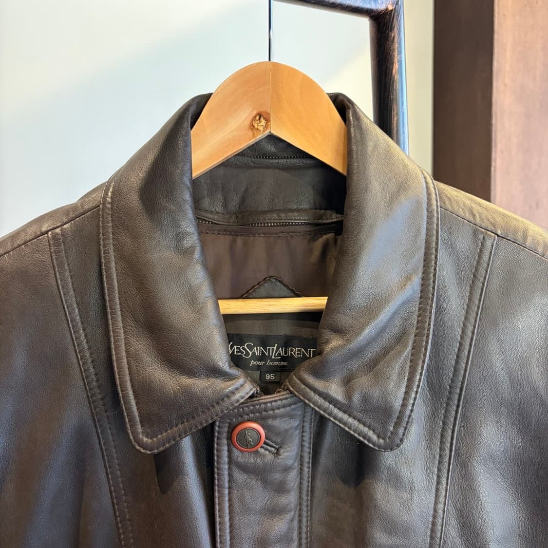 15529 - 입생로랑 레더 자켓 상품이미지5