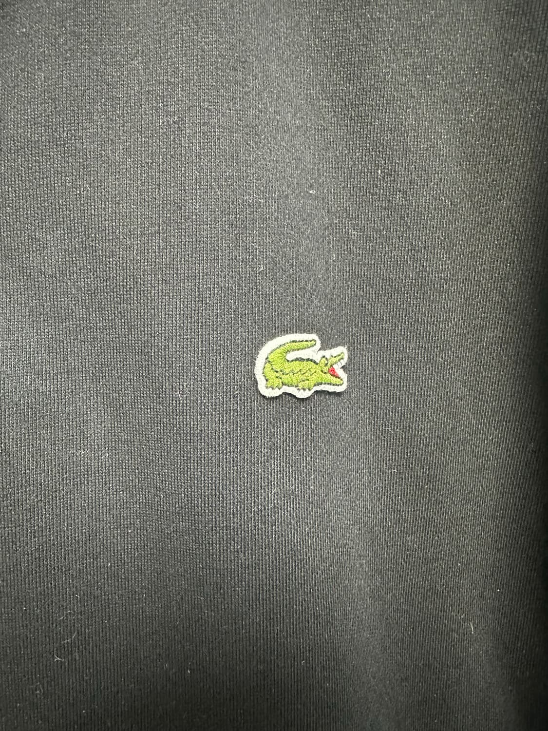 no.139 라코스테  블랙 집업가디건 자켓 2xl 상태s급 상품이미지3