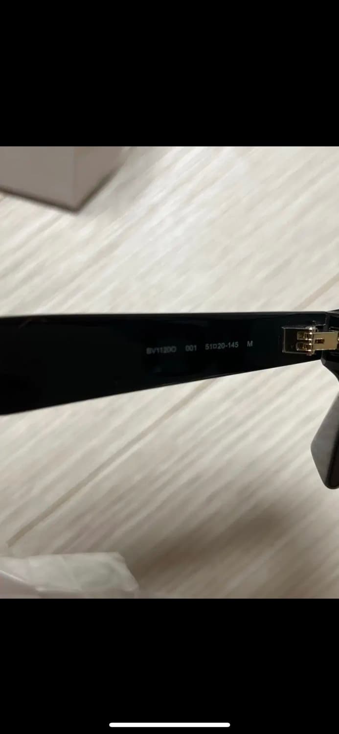 보테가 베네타 안경테 블랙 새상품 BV1120O 상품이미지4