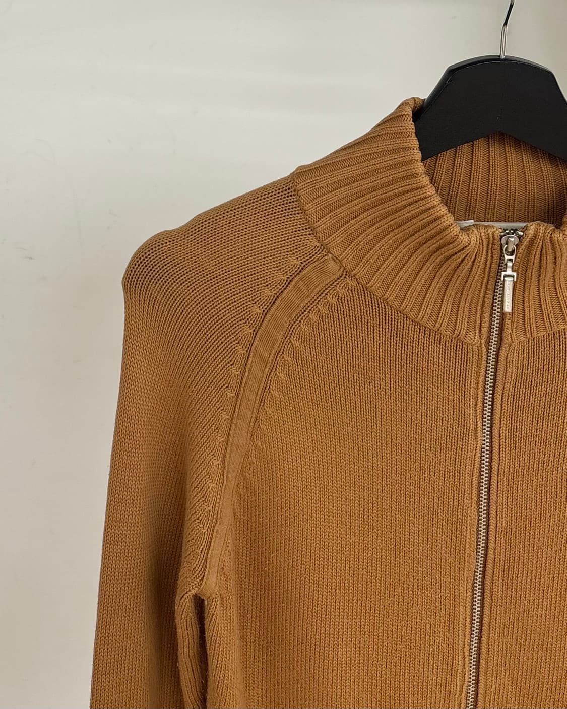 폴로 진스 컴퍼니 브라운 하이넥 니트 집업  상품이미지3