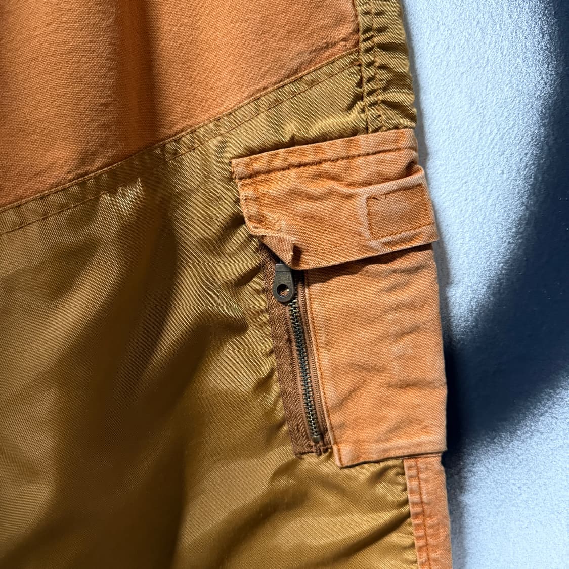 VTG 빈티지 나일론 더블니 벌룬핏 워크 데님 팬츠 상품이미지6