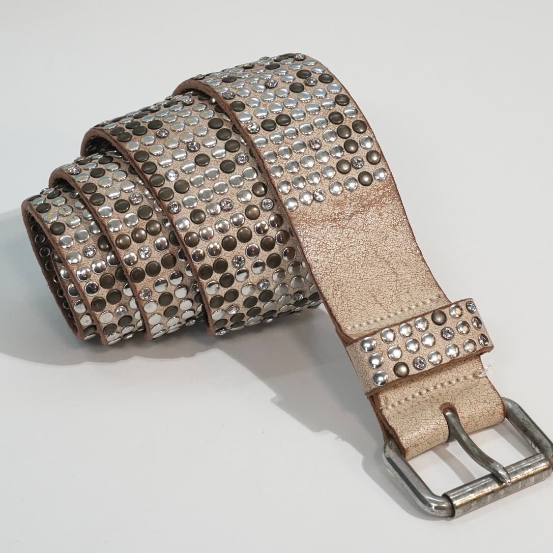 HTC 미국 핸드메이드 스터드 벨트 상품이미지4
