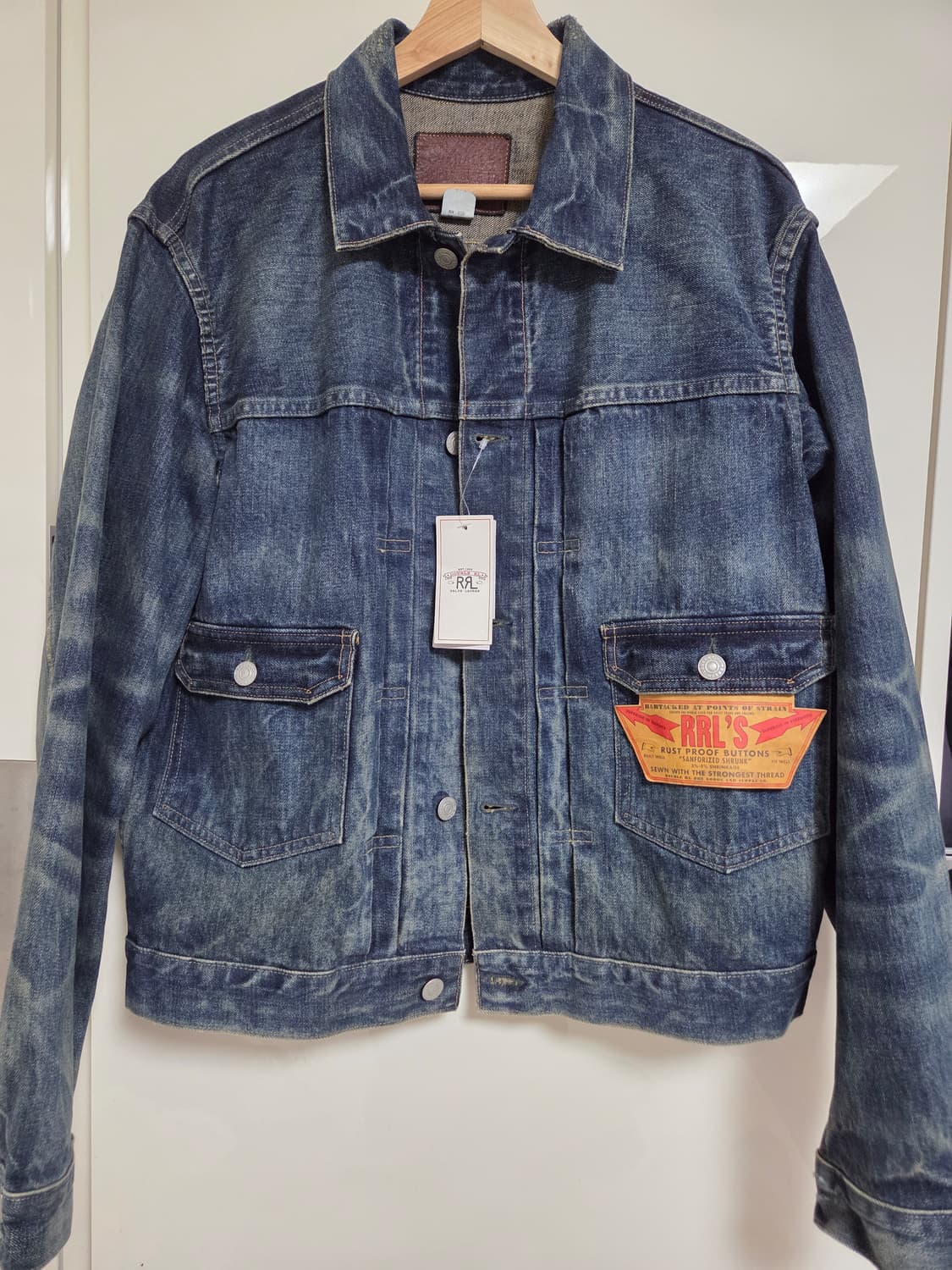 RRL 더블알엘 웨스트뷰 데님 자켓 M 사이즈 새 상품 상품이미지1