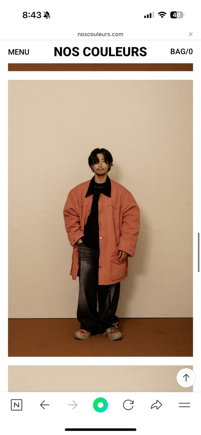 노큘러스 STUD WORK COAT PINK 상품이미지2