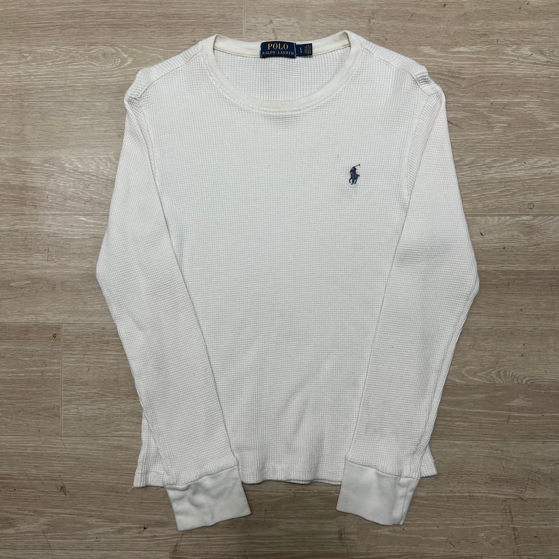 폴로 랄프로렌 스몰포니 와플 롱슬리브 [화이트] L/100 상품이미지1