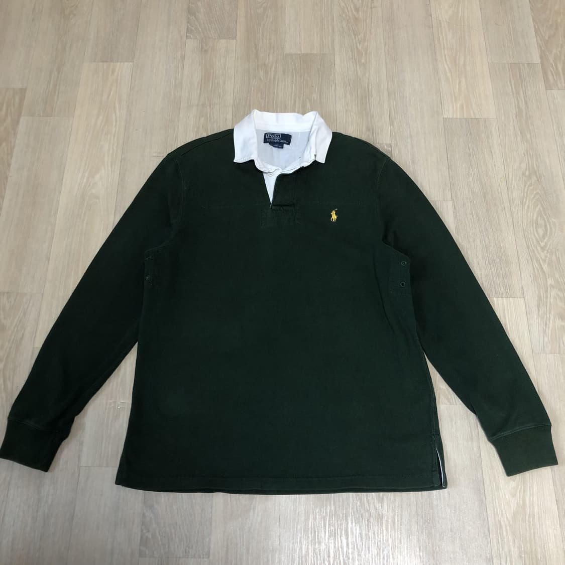 (L) 폴로 랄프로렌 POLO 포레스트 그린 럭비티 럭비셔츠 상품이미지1