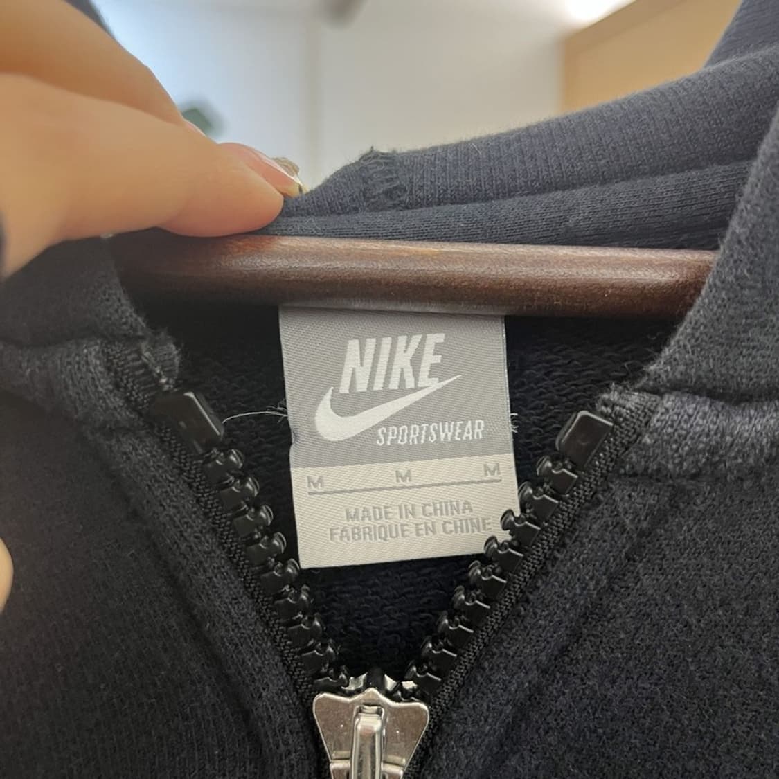 나이키 올드스쿨 스트릿 빈티지 양털로고 후드집업 M C09971 상품이미지5