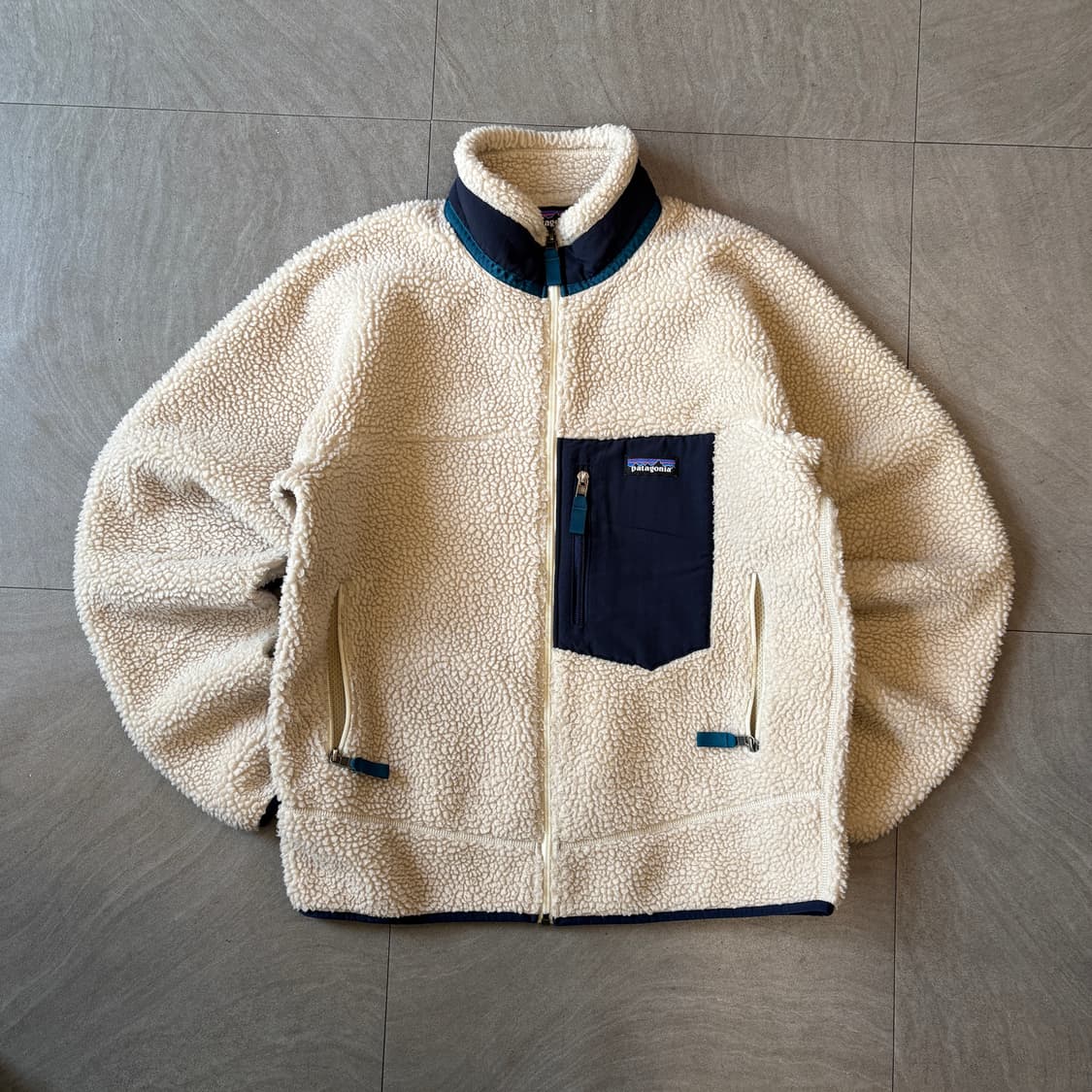파타고니아 정품 레트로x 플리스 아이보리 자켓  상품이미지1